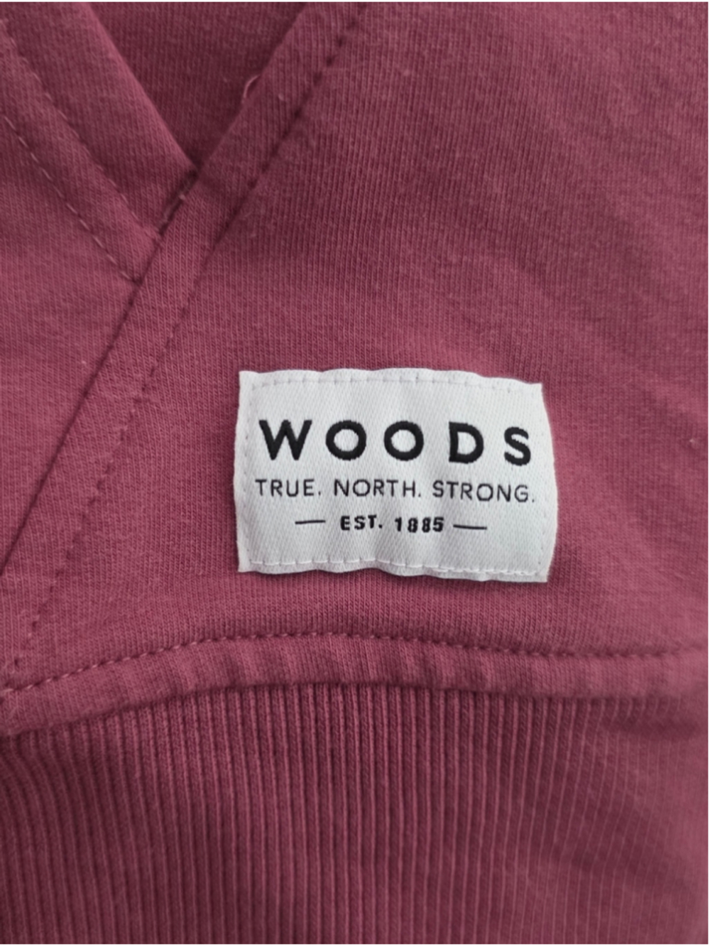 Woods Deco Rose Hoodie Size Small Floral Graphic Pullover Cotton Blend Pink - Picture 3 of 7
